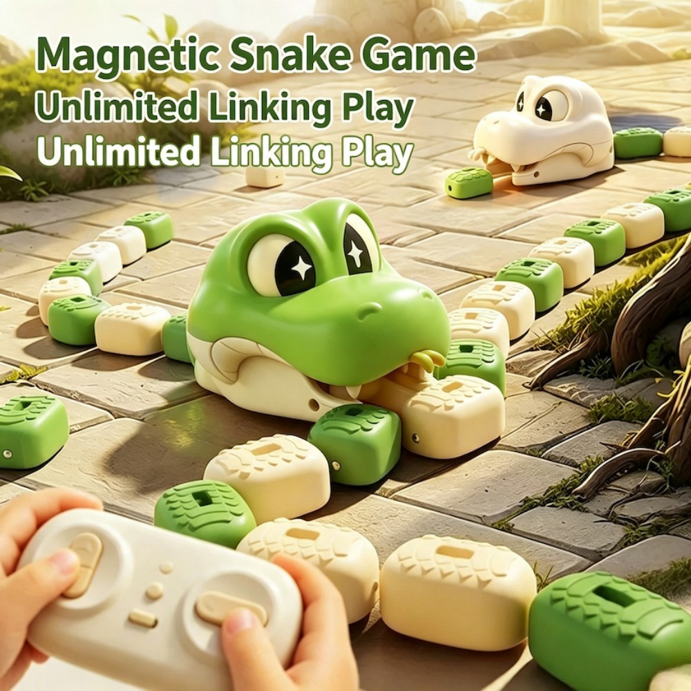 Remote Control Toys - Twee spelers concurrerende magnetische slangenauto's op
