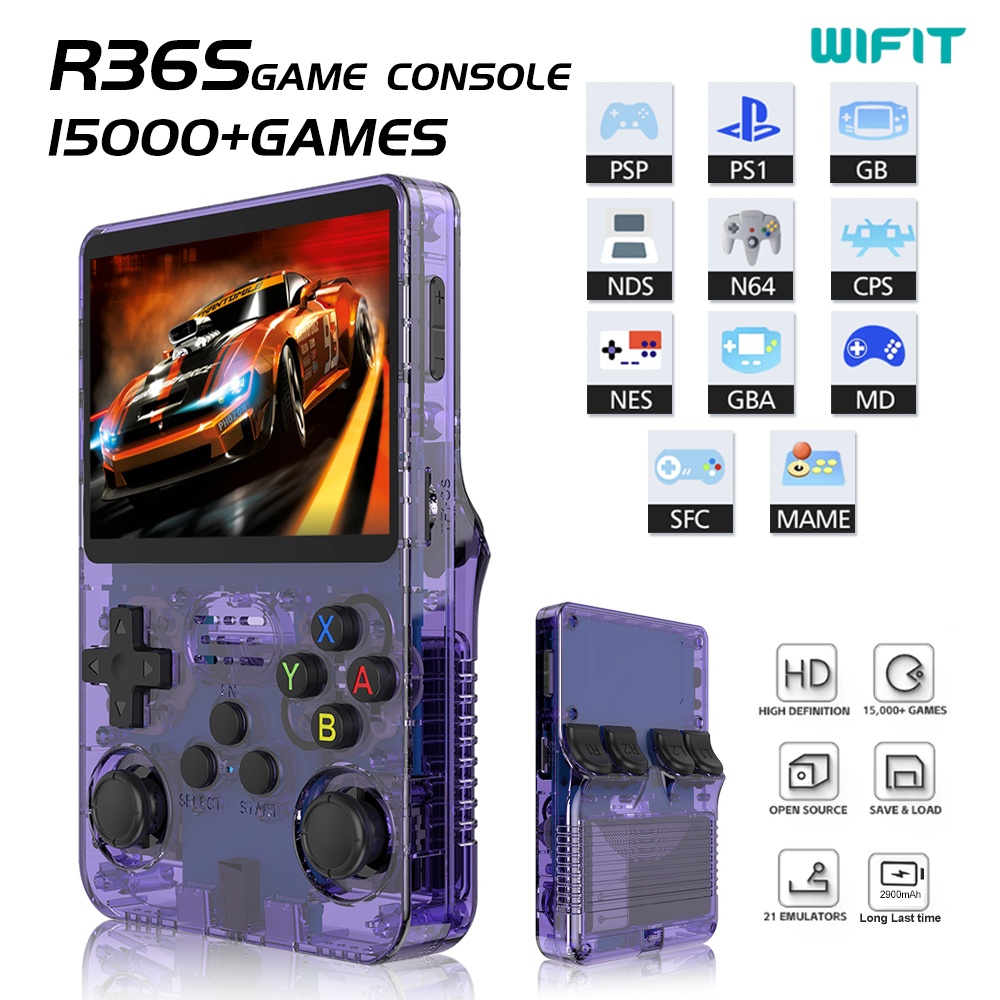 Retro Handheld Game Console R36S - Draagbare retro arcade gameconsole R36s, nostalgische