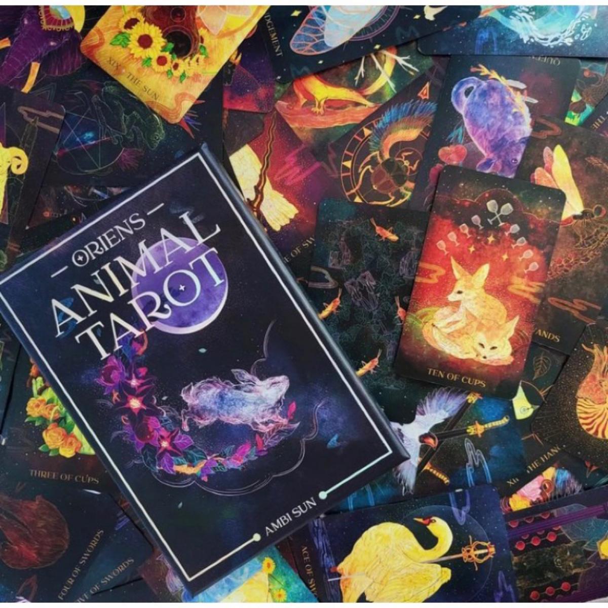 12x7 cm Oriens Animal Tarot 78 - Tarot Cards Deck With Guidebook recensie en prijs