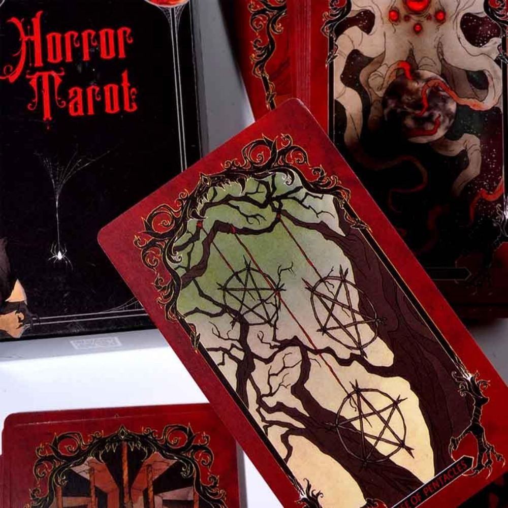 10.3*6Cm Horror Tarot Kaartspe - Tarot Cards Deck With Guidebook recensie en prijs