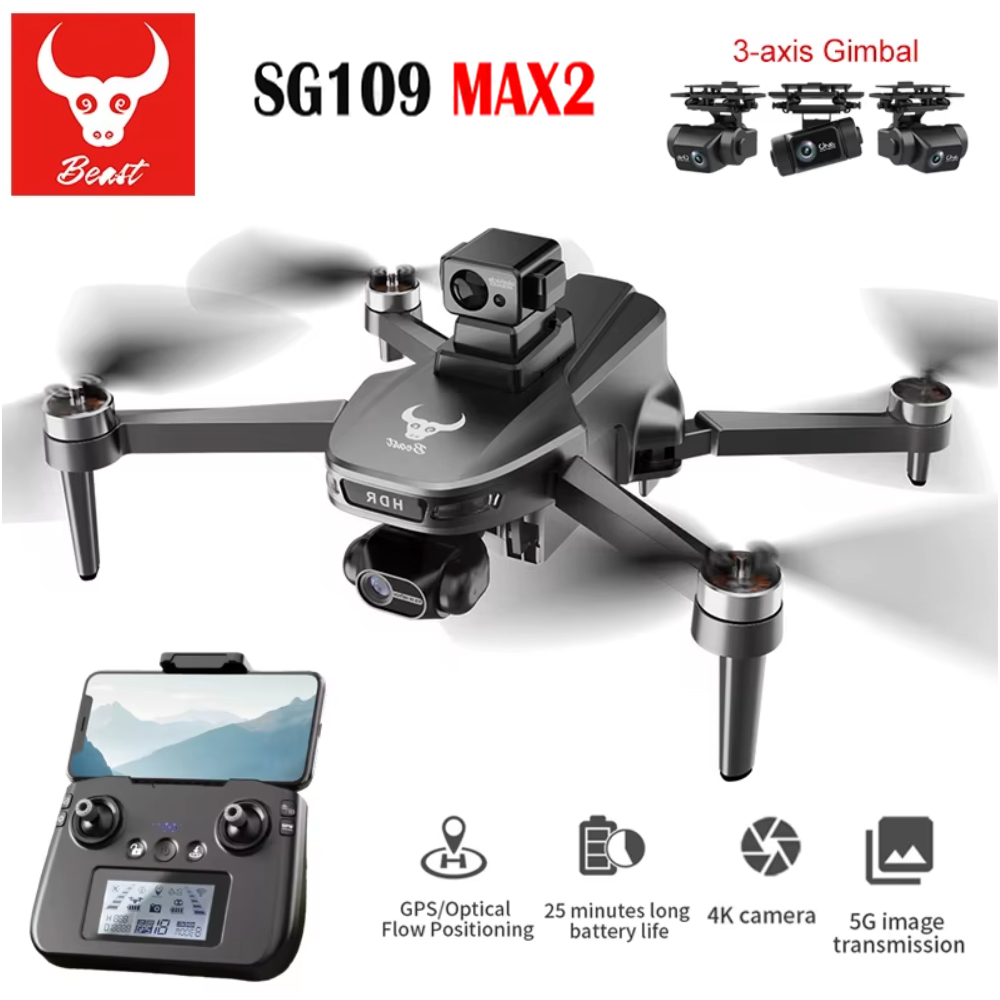 SG109 MAX2 Professionele FPV 8 - Fpv Brushless Rc Drone 4K recensie en prijs