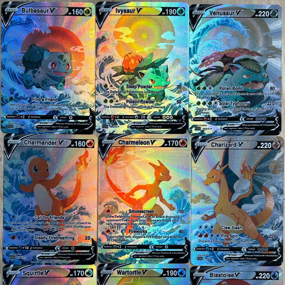 9 stks/set DIY Anime PTCG Coll - Board Games recensie en prijs