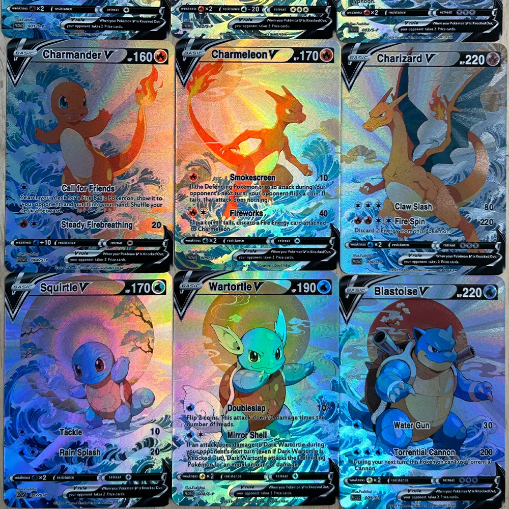 9 stks/set DIY Anime PTCG Coll - Board Games recensie en prijs