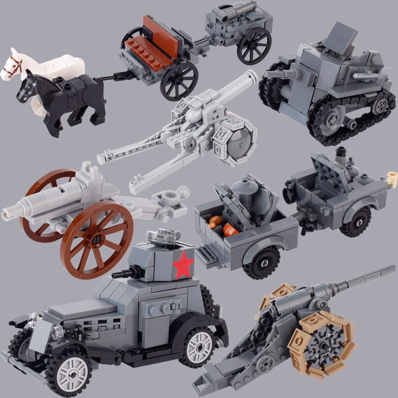 Ww1 Italiaanse Sovjet Militair - Lego Compatible Military Tank recensie en prijs