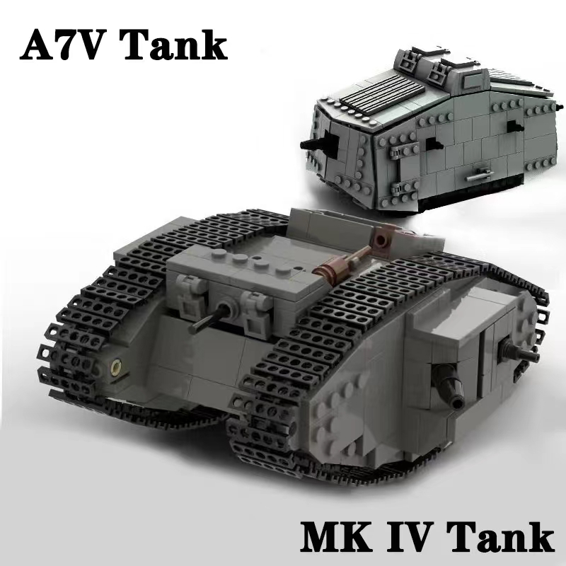 Hot Duitse militaire bouwstene - Lego Compatible Military Tank recensie en prijs